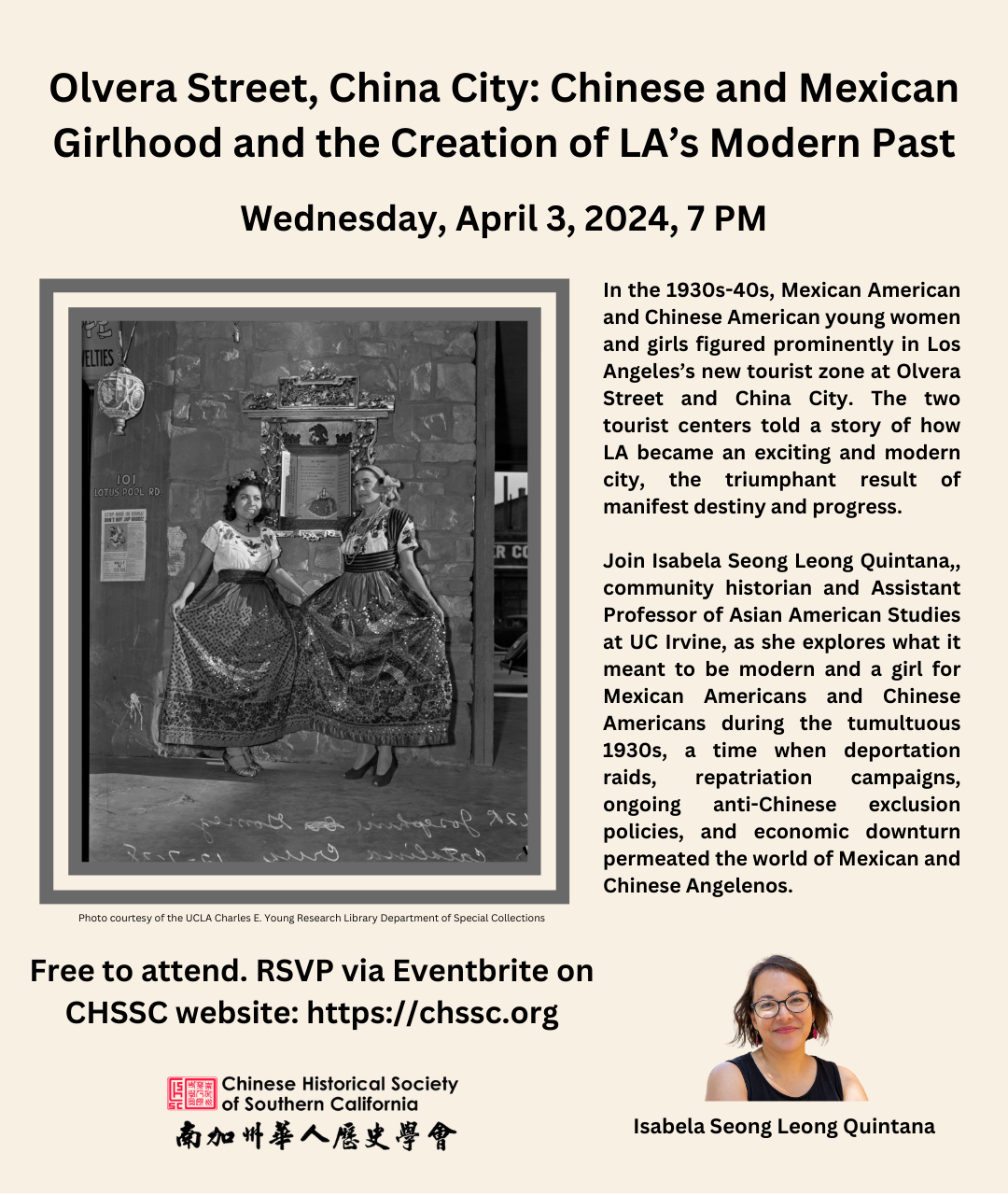 April 2024 Program Chinese Historical Society Of Southern California