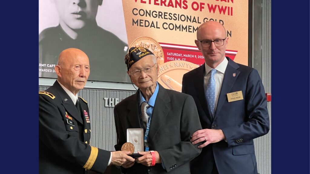 Living Chinese American WWII veteran honored with Congressional Gold Medal