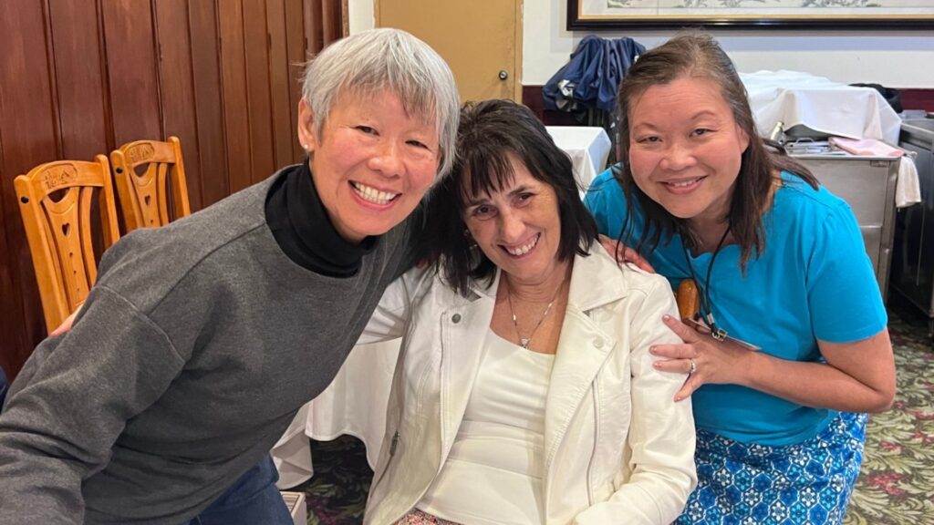 Susan Sing, Linda Bentz and Grace Leo at Asian Studies in SoCal dinner/program