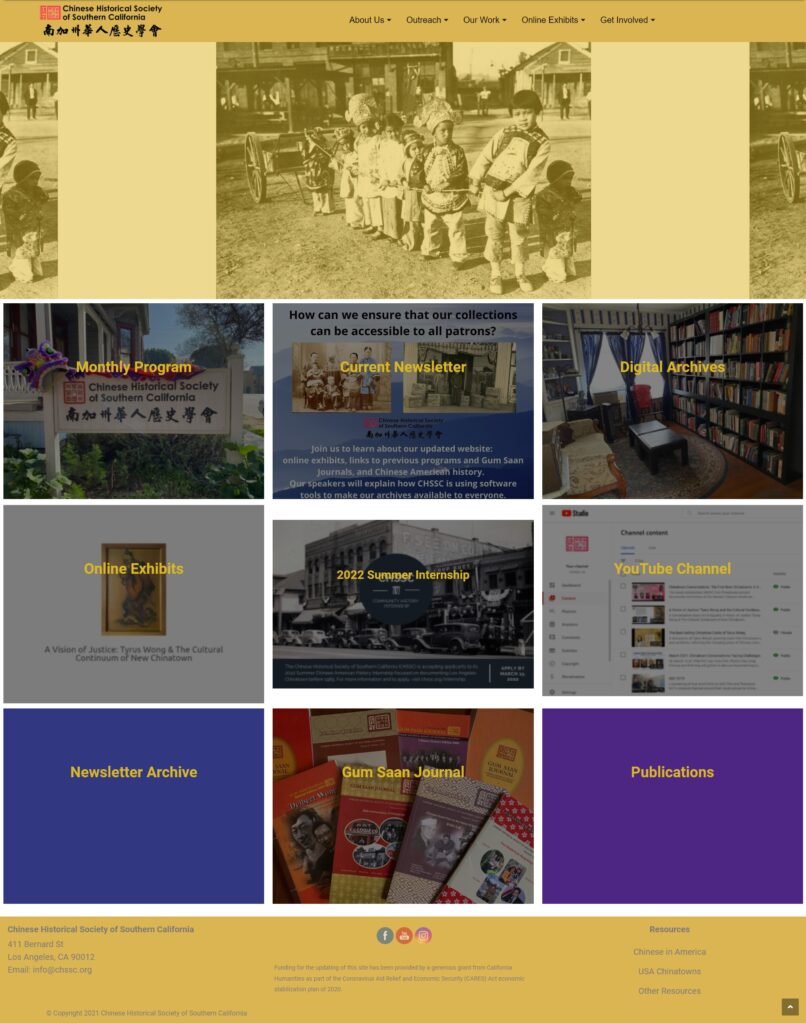 Launch of our redesigned website and digital archives