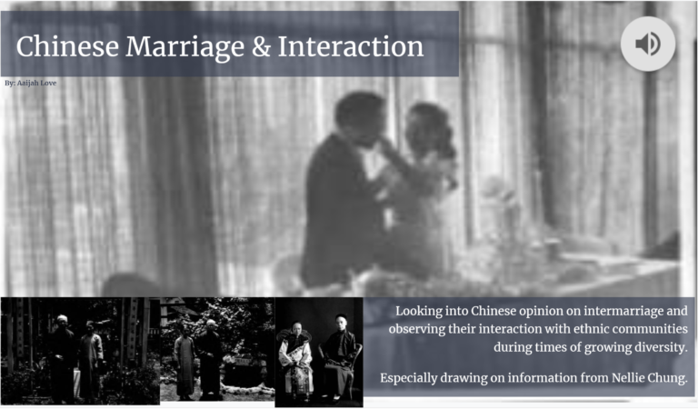 Chinese Marriage Interaction - Aaijah Love