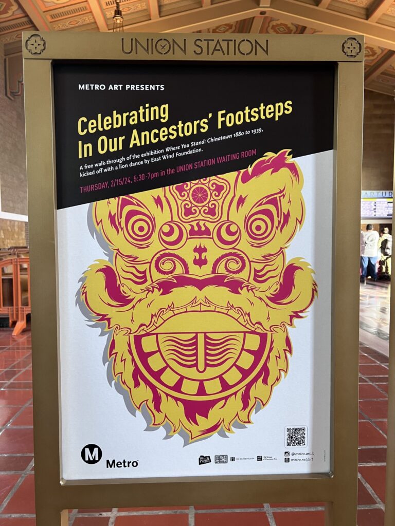 Photos from the Celebrating In Our Ancestors' Footsteps at Los Angeles Union Station Event - event sign