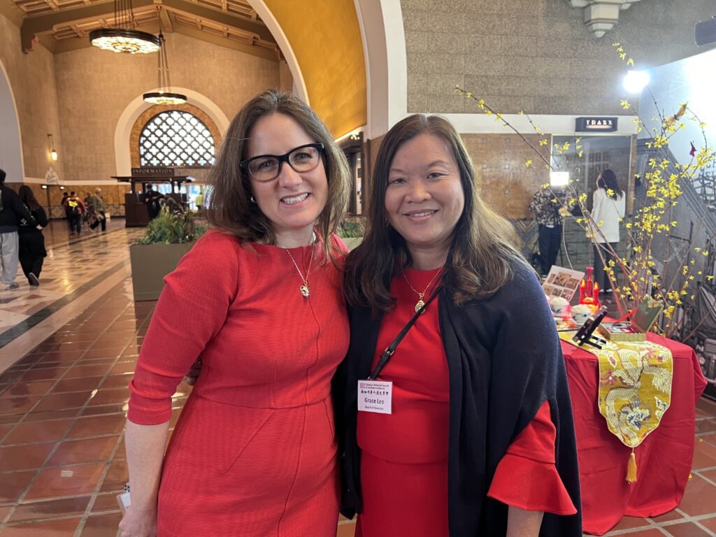 Photos from the Celebrating In Our Ancestors' Footsteps at Los Angeles Union Station Event - Zipporah Yamamoto and Grace Leo