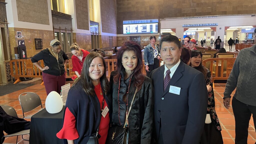 Photos from the Celebrating In Our Ancestors' Footsteps at Los Angeles Union Station Event - Grace Leo, Patricia Mar and Ricky Leo
