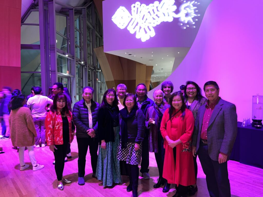 Group photo at the Lunar New Year Concert pre-concert reception