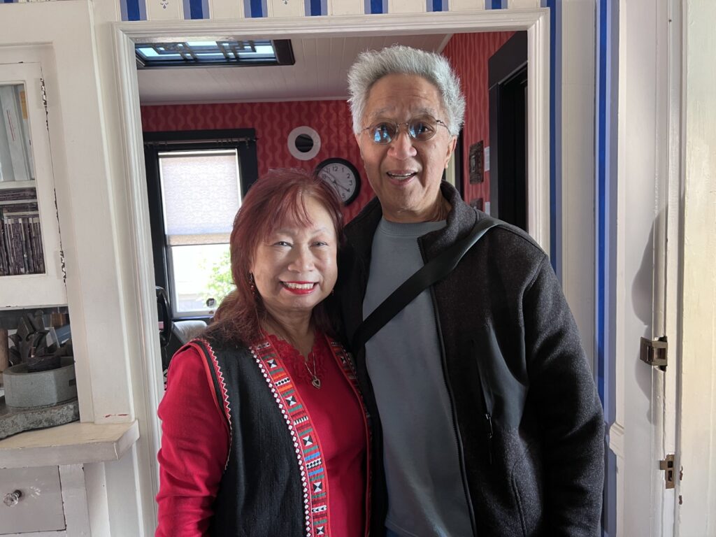 Mei Ong and past president Don Loo