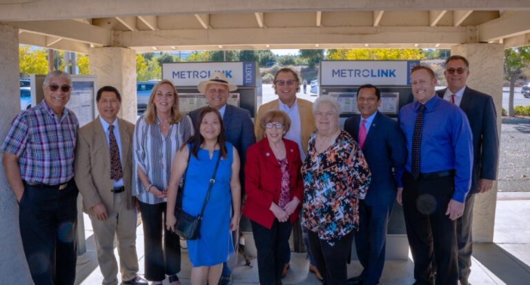 Photos from Vista Canyon Metrolink Station ribbon cutting courtesy of the City of Santa Clarita